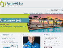 Tablet Screenshot of futurevisionce.com